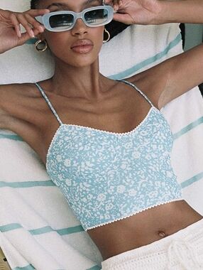 Princess Polly Debbie Floral Crop Top